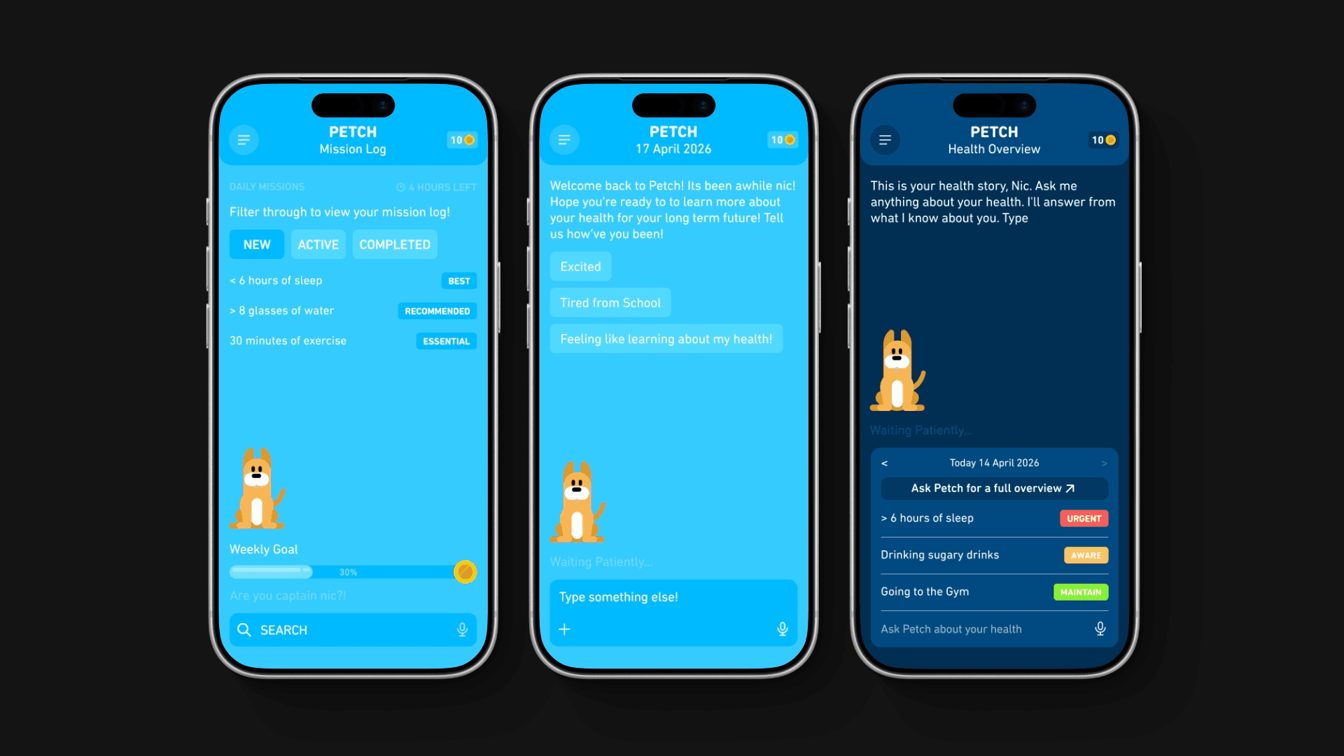 Petch — Gamified AI Health Companion